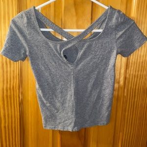 Aeropostale Grey crop top